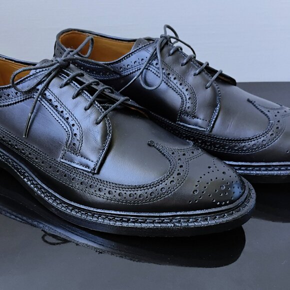 Allen Edmonds Men MacNeil Wingtip Fine Dress Shoes in Black-Handcrafted in USA main image 6